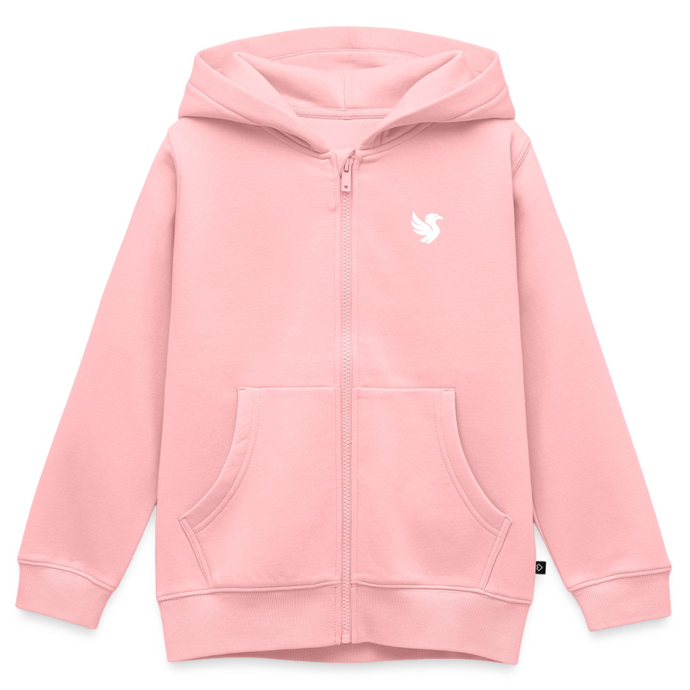 Heritage Kids Zip Hoodie (Ivory) - Rosa