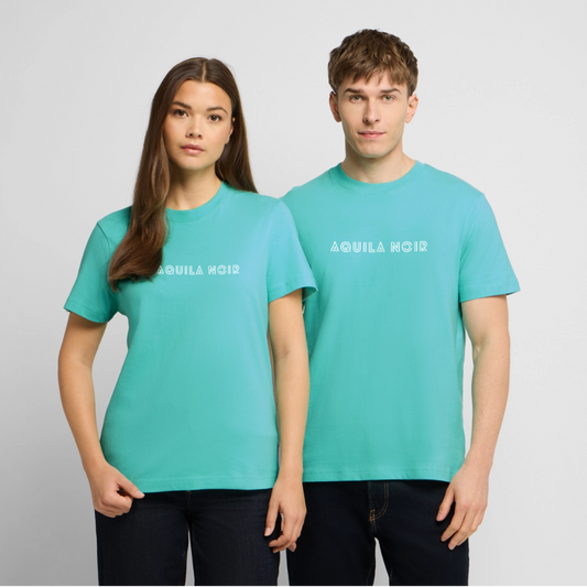 The "Signature" Vanguard Tee (Ivory) - Poolblau