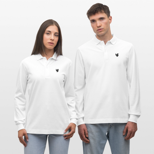 Riviera Piqué Polo (Onyx) - Weiß