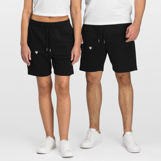 Valmont Sweatshorts (Ivory) - Schwarz
