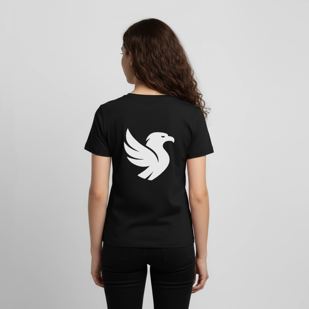 "Big Bird" Backprint Tee - Schwarz