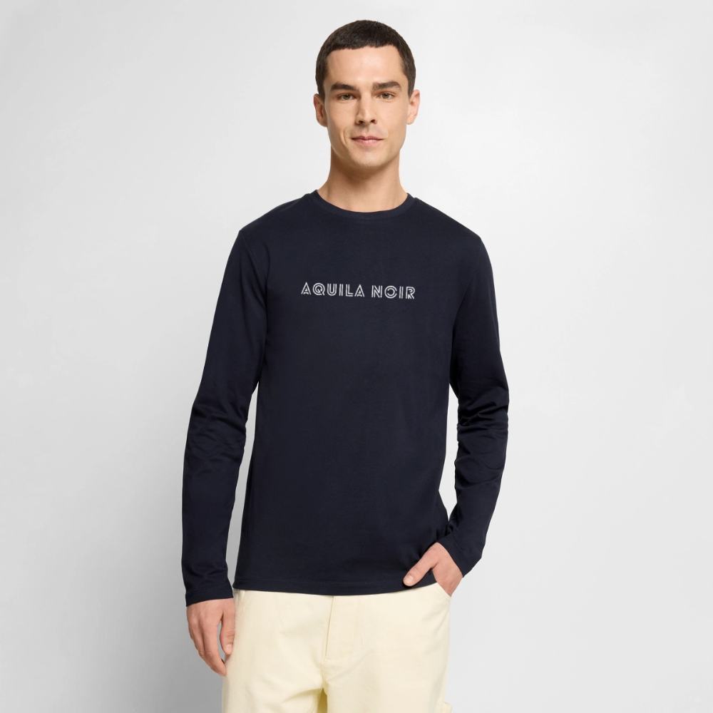 Foundation Longsleeve (Ivory) - Navy