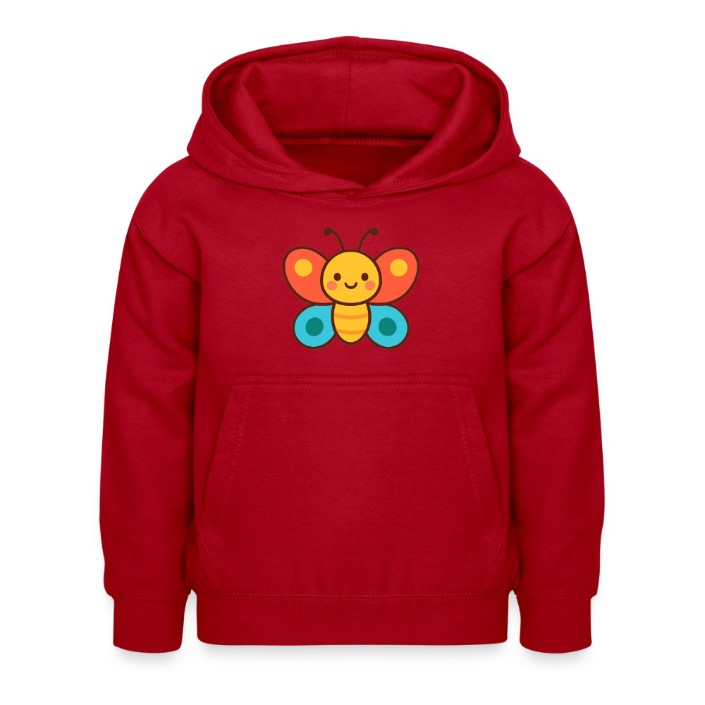 Butterfly Kids Hoodie - Rot