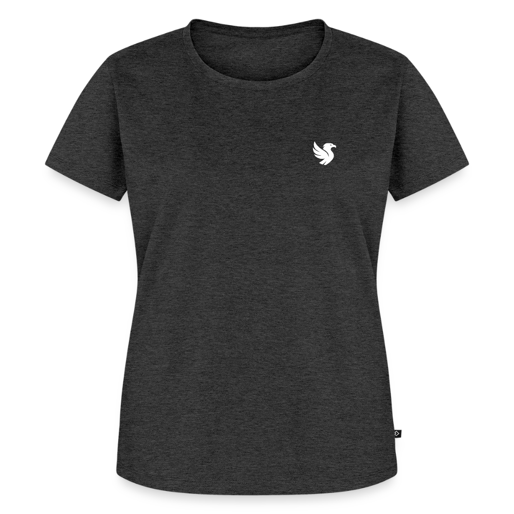 Élise Premium Tee (Ivory) - Anthrazit meliert