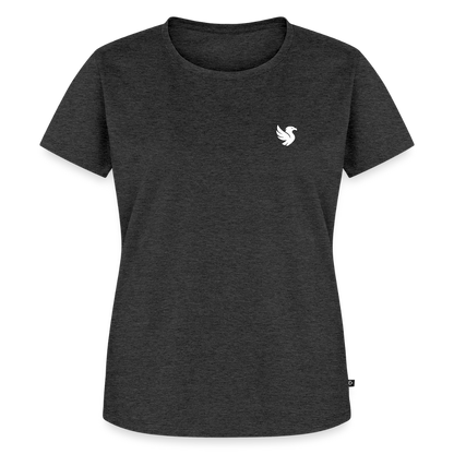Élise Premium Tee (Ivory) - Anthrazit meliert