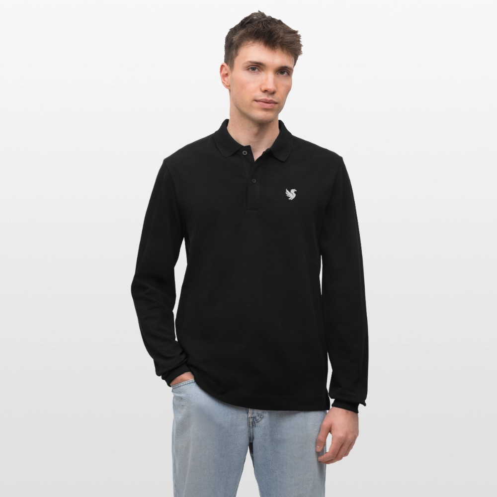 Riviera Piqué Polo (Ivory) - Schwarz