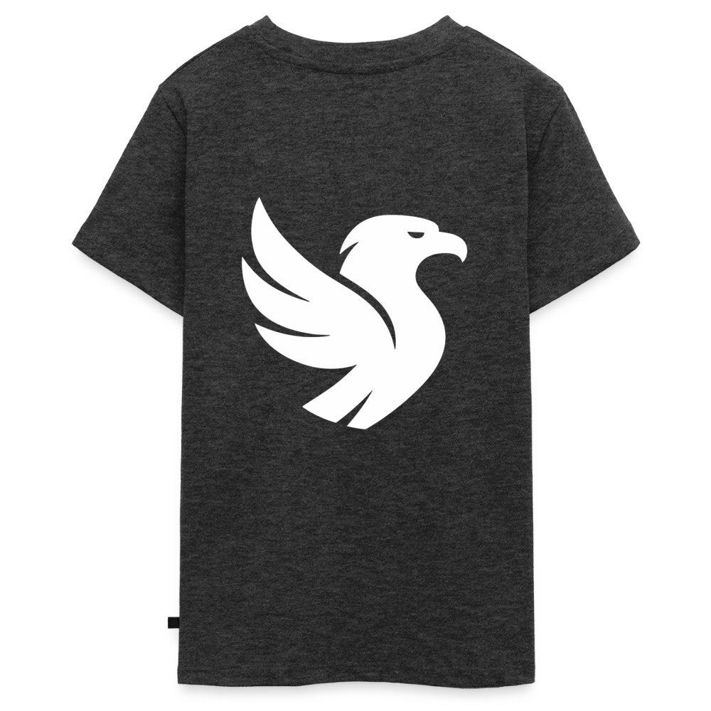 "Big Bird" Backprint Tee - Anthrazit meliert