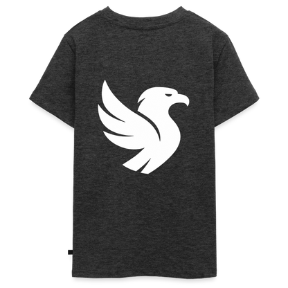 "Big Bird" Backprint Tee - Anthrazit meliert