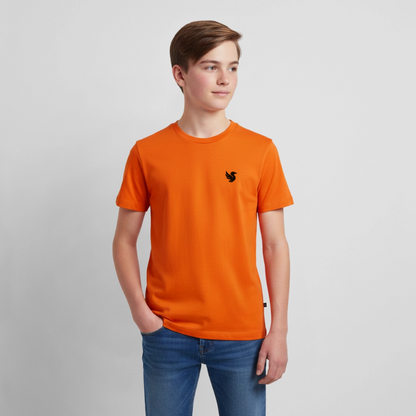 "Essential" Tee (Onyx) - Orange 