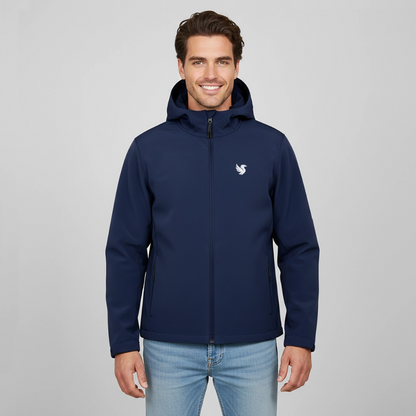 Alpine Tech Jacket (Ivory) - Navy