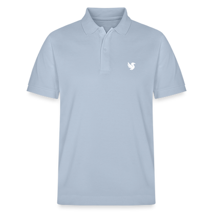 Omnia Piqué Polo (Ivory) - sky Blue