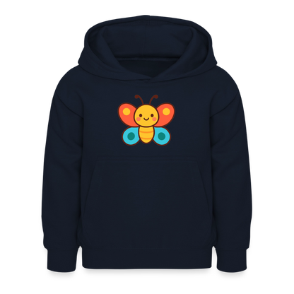 Butterfly Kids Hoodie - Navy