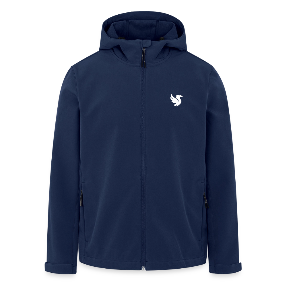Alpine Tech Jacket (Ivory) - Navy