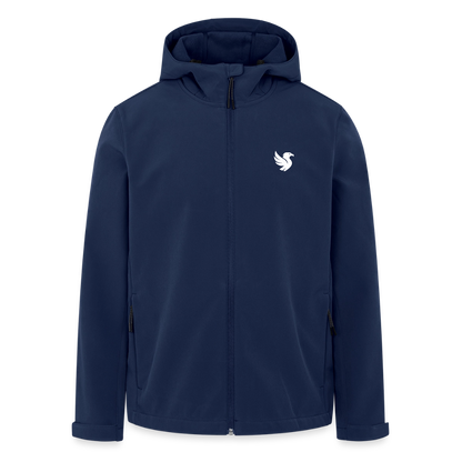 Alpine Tech Jacket (Ivory) - Navy