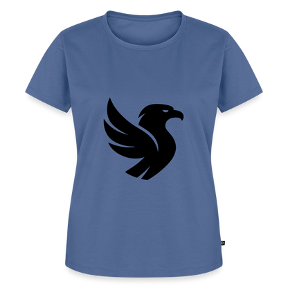 L’Aigle Statement Tee (Onyx) - Taubenblau