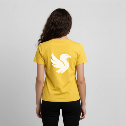 "Big Bird" Backprint Tee - Sonnengelb