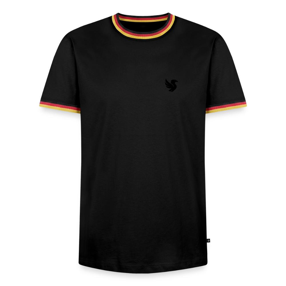 Velmont Ringer Tee (Onyx) - Schwarz/Dreifarbig