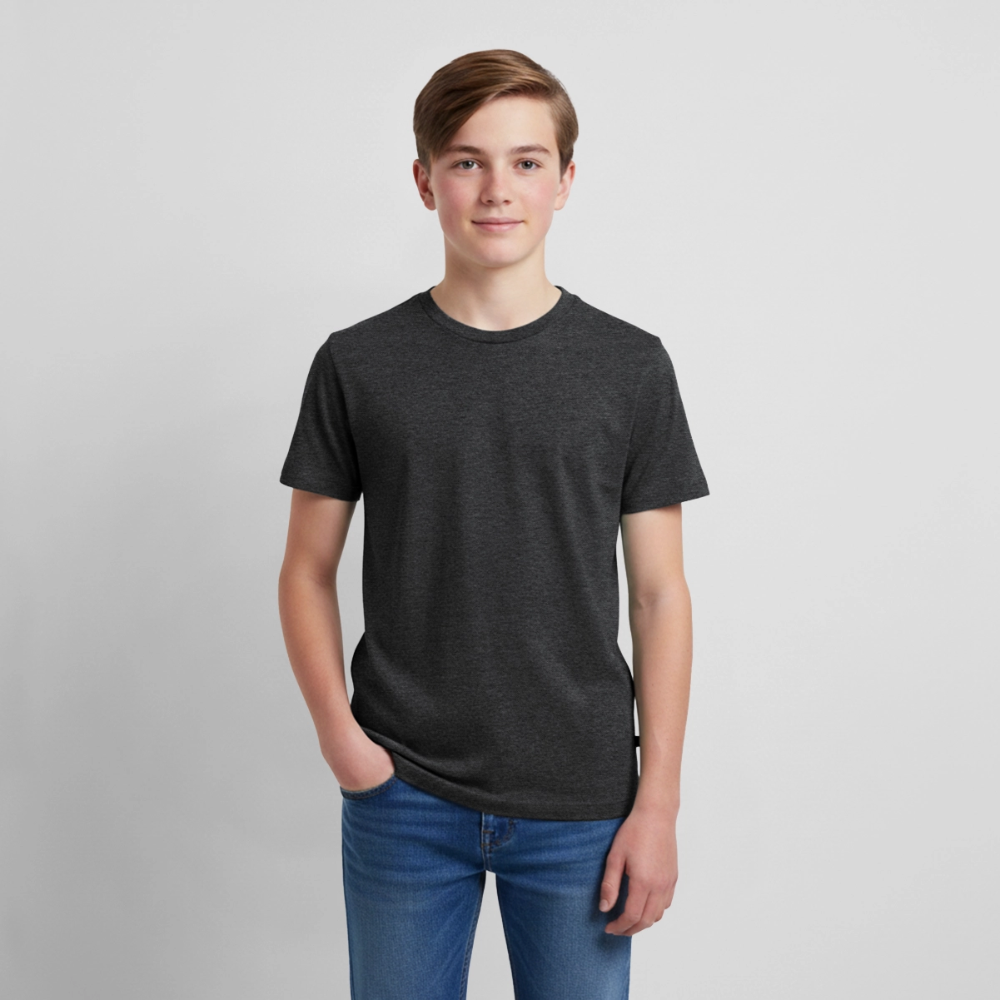 "Big Bird" Backprint Tee - Anthrazit meliert