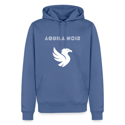 Valmont Hoodie (Ivory) - Taubenblau