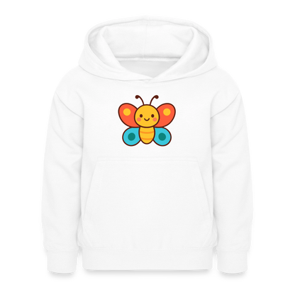 Butterfly Kids Hoodie - Weiß