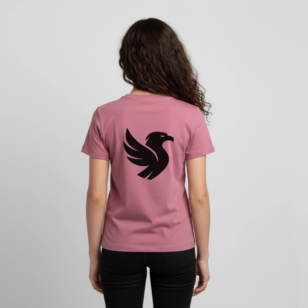 "Big Bird" Backprint Tee - Mauve