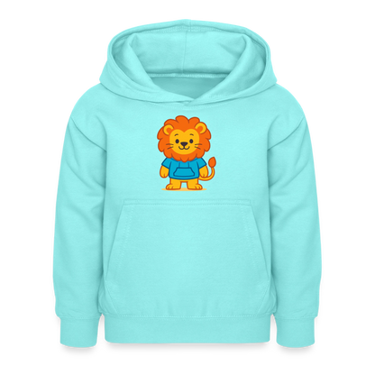 Lion Kids Hoodie - Pfefferminze