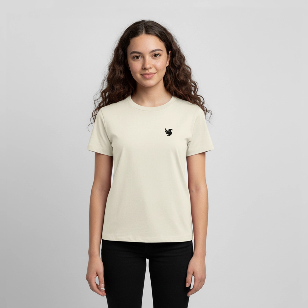 "Essential" Tee (Onyx) - Naturweiß