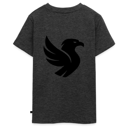 "Big Bird" Backprint Tee - Anthrazit meliert