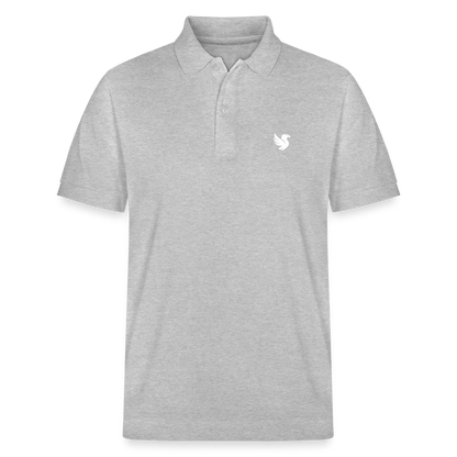 Omnia Piqué Polo (Ivory) - Grau meliert