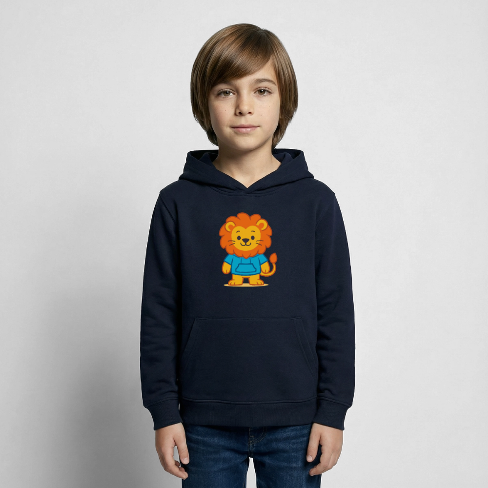 Lion Kids Hoodie - Navy