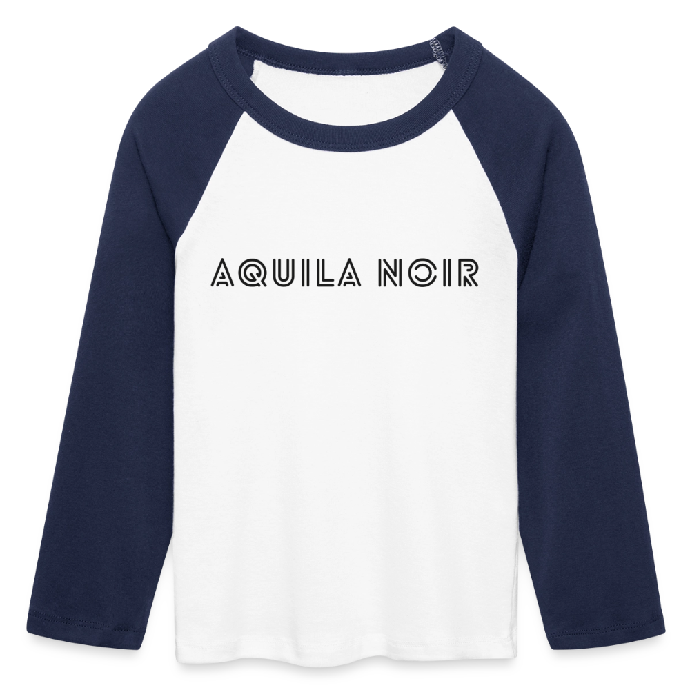 Aura Cropped Raglan (Onyx) - Weiß/Navy 