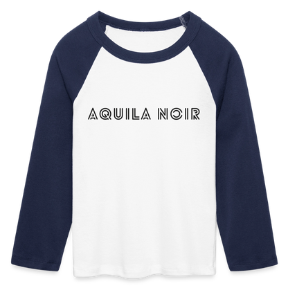 Aura Cropped Raglan (Onyx) - Weiß/Navy 