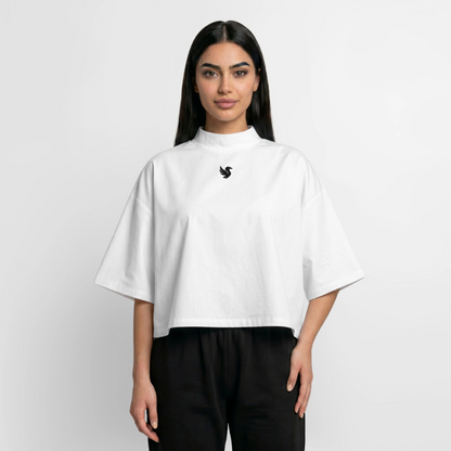Boxy Cropped (Onyx) - Weiß
