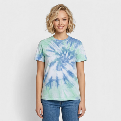 Aura Tie Dye - Spiralblau