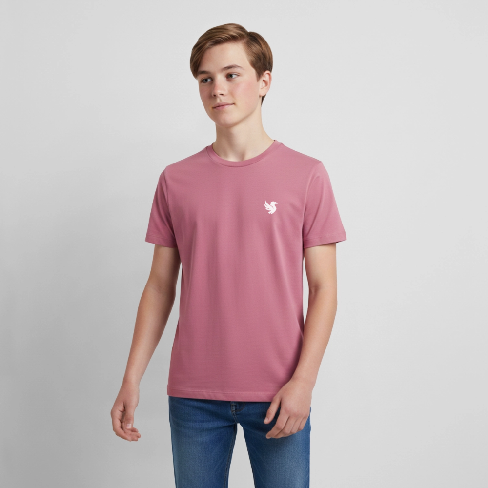 "Essential" Tee (Ivory) - Mauve