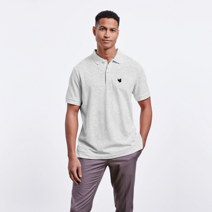 Omnia Piqué Polo (Onyx) - Weiß meliert