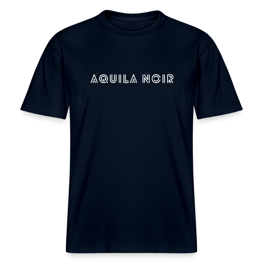 The "Signature" Vanguard Tee (Ivory) - Navy