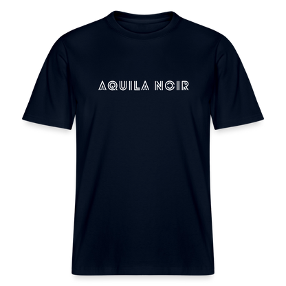 The "Signature" Vanguard Tee (Ivory) - Navy