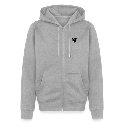Maison Zip Hoodie (Onyx) - Grau meliert