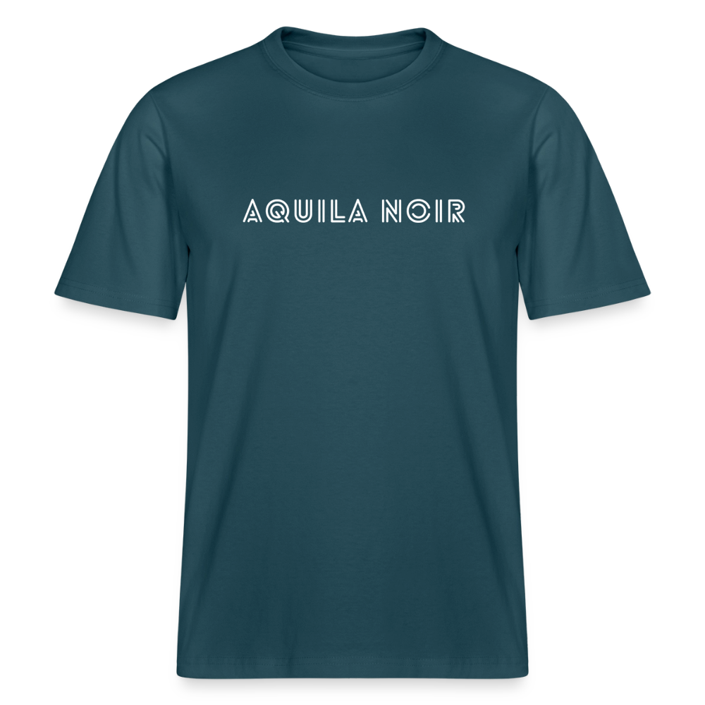 The "Signature" Vanguard Tee (Ivory) - Dunkles Petrol