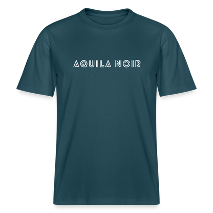 The "Signature" Vanguard Tee (Ivory) - Dunkles Petrol