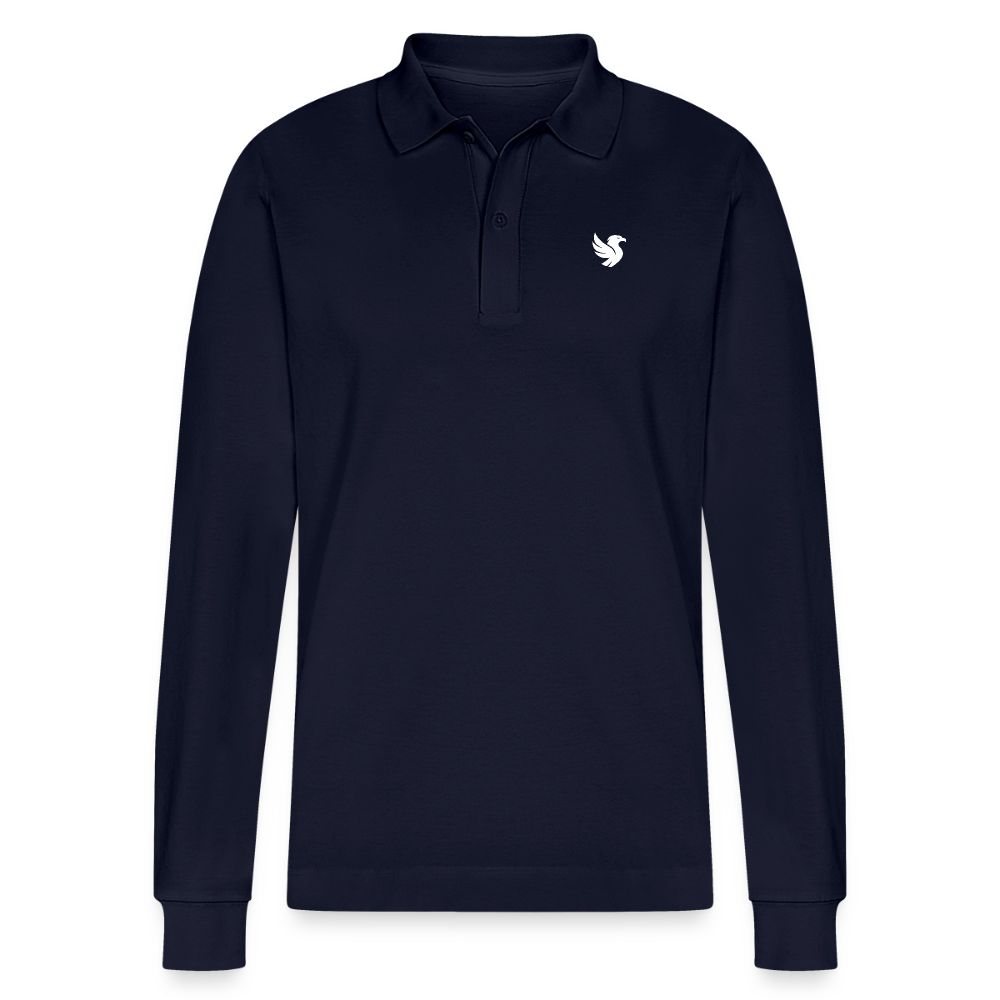 Riviera Piqué Polo (Ivory) - Navy