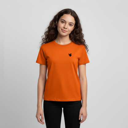 "Essential" Tee (Onyx) - Orange 