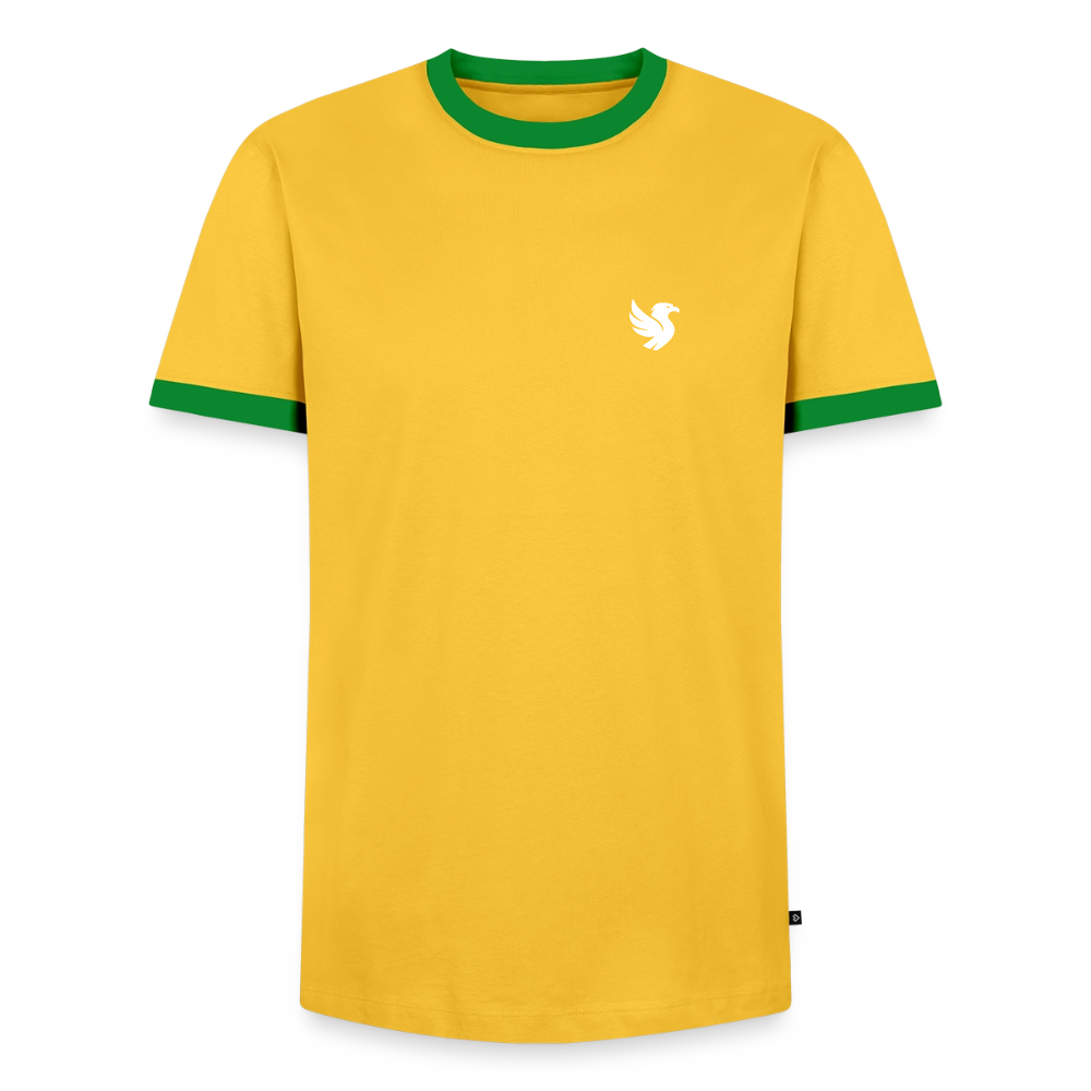 Velmont Ringer Tee (Ivory) - Gelb/Grün 