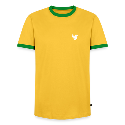 Velmont Ringer Tee (Ivory) - Gelb/Grün 