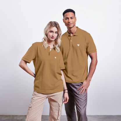 Omnia Piqué Polo (Ivory) - Karamell 