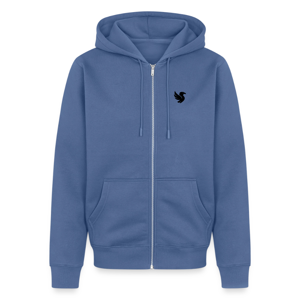 Maison Zip Hoodie (Onyx) - Taubenblau