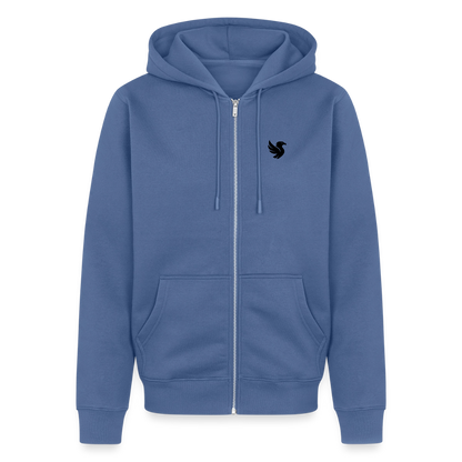 Maison Zip Hoodie (Onyx) - Taubenblau