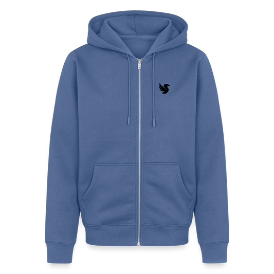 Maison Zip Hoodie (Onyx) - Taubenblau