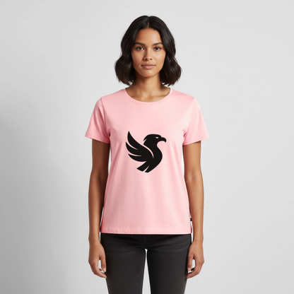 L’Aigle Statement Tee (Onyx) - Rosa